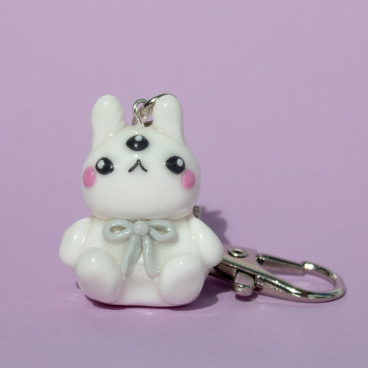 All-Seeing Bunny Keychain